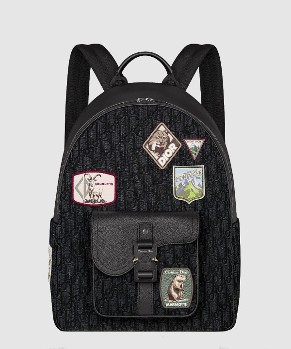 Saddle 지퍼 백팩 1ADBA