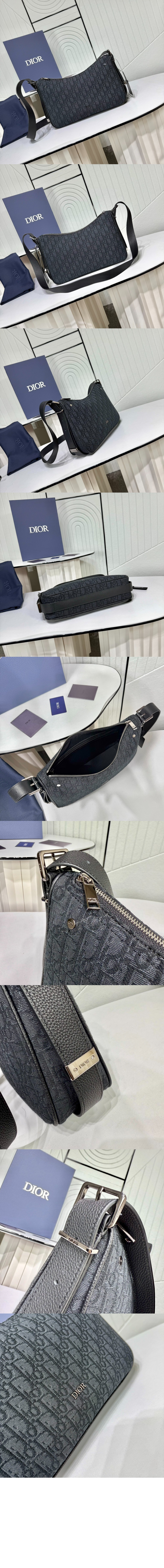 b6ec4dcb4907cfc7e53a9f35fa1539f9_1773052278_0453.jpg Dior Slider 미디엄 지퍼 호보백 1LEHO > Etc - 기타제품