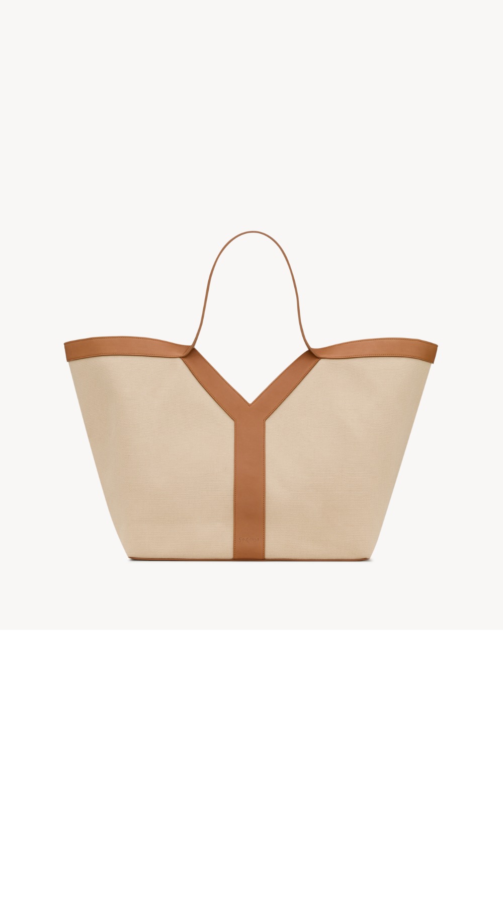 캔버스와 가죽 소재의 y 토트 817602 > Y Tote Bag - Y 토트 백
