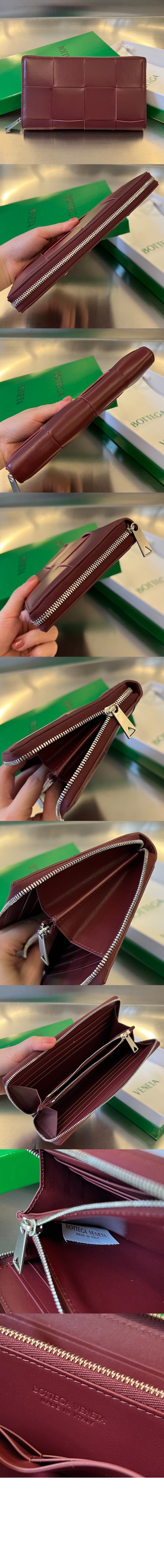 d7ab4c95d72e7d89066ae506ee06d65e_1710402583_5442.jpg 인트레치아토 지퍼월렛 649607 > Intrecciato Card Case - 인트레치아토 카드지갑