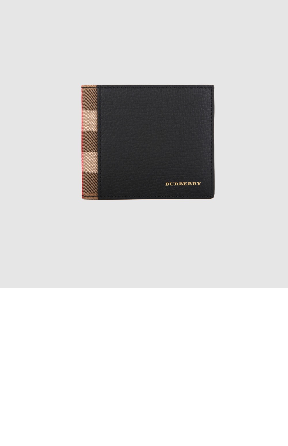가죽 하우스 체크 바이폴드 지갑 40629191 > Bifold Wallet - 반지갑