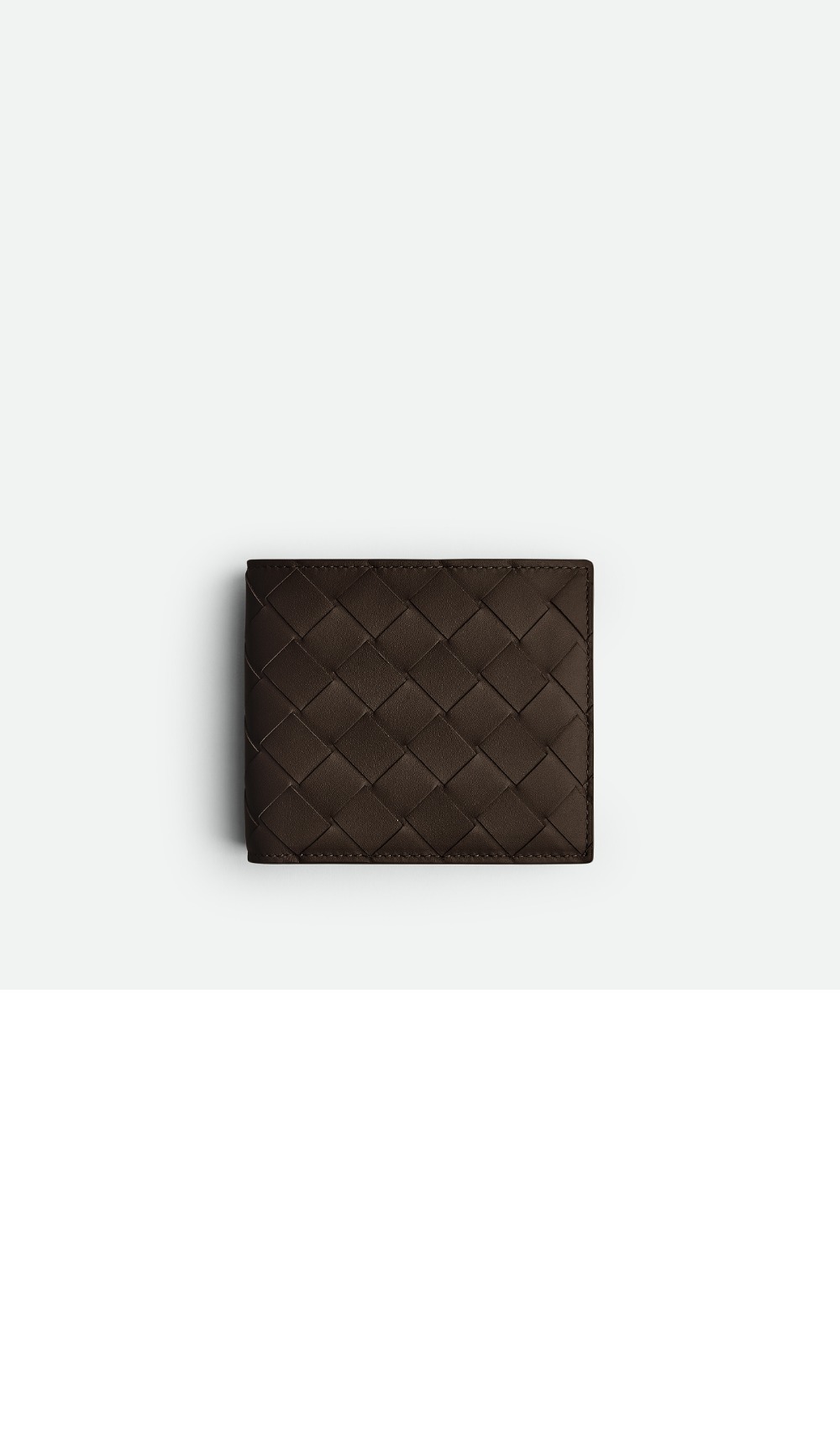 동전 지갑을 갖춘 인트레치아토 폴더형 지갑 605722 > Intrecciato Card Case - 인트레치아토 카드지갑