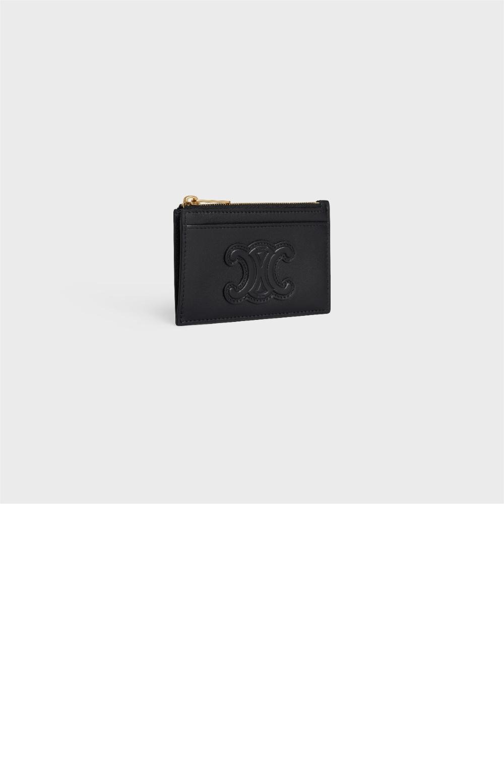 퀴르 트리오페 지퍼 카드 지갑 10K583 > Triomphe Coin Purse - 트리옹프 동전 지갑