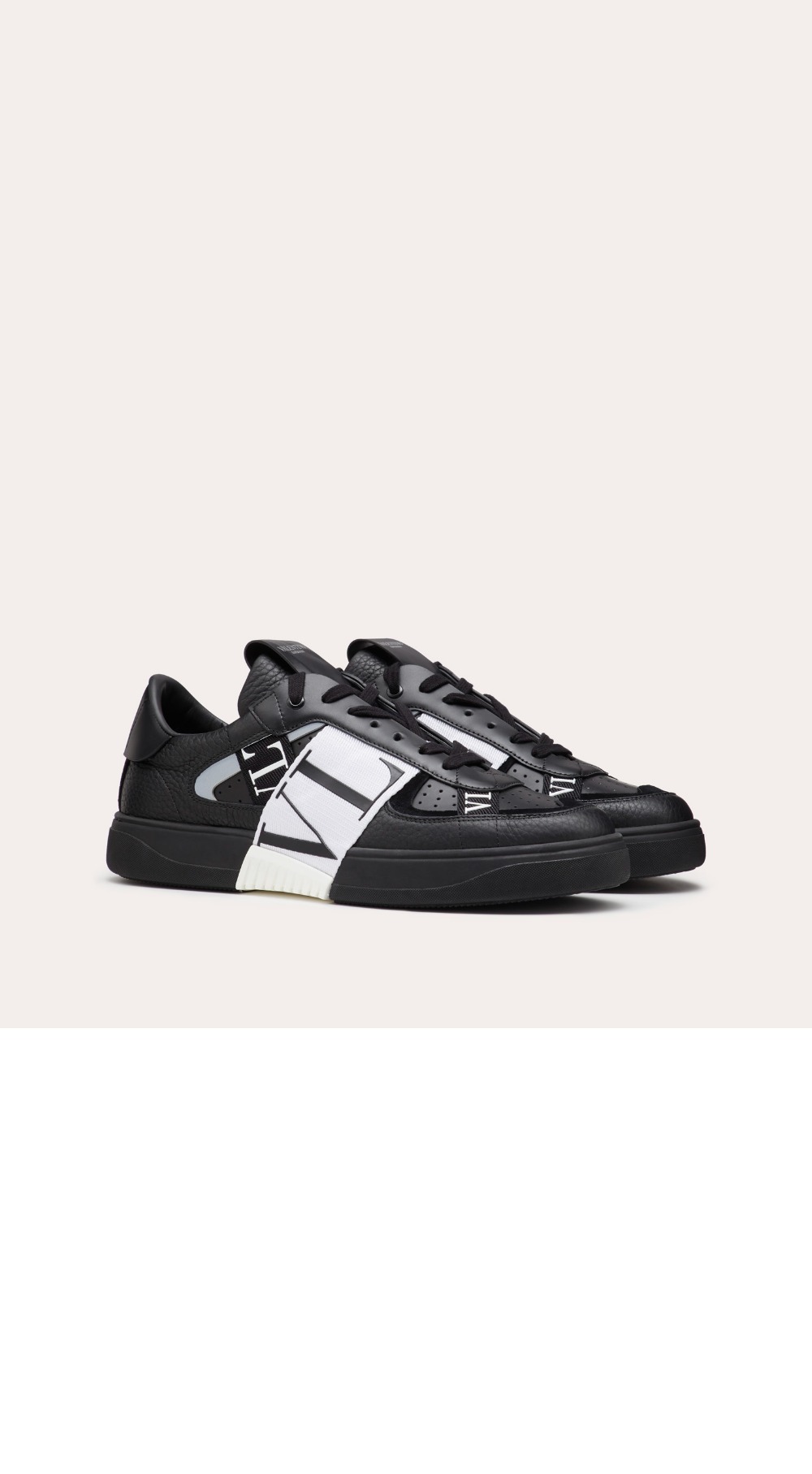 VLTN 로우탑 카프스킨 스니커즈 VY2S0C > VLTN - VLTN
