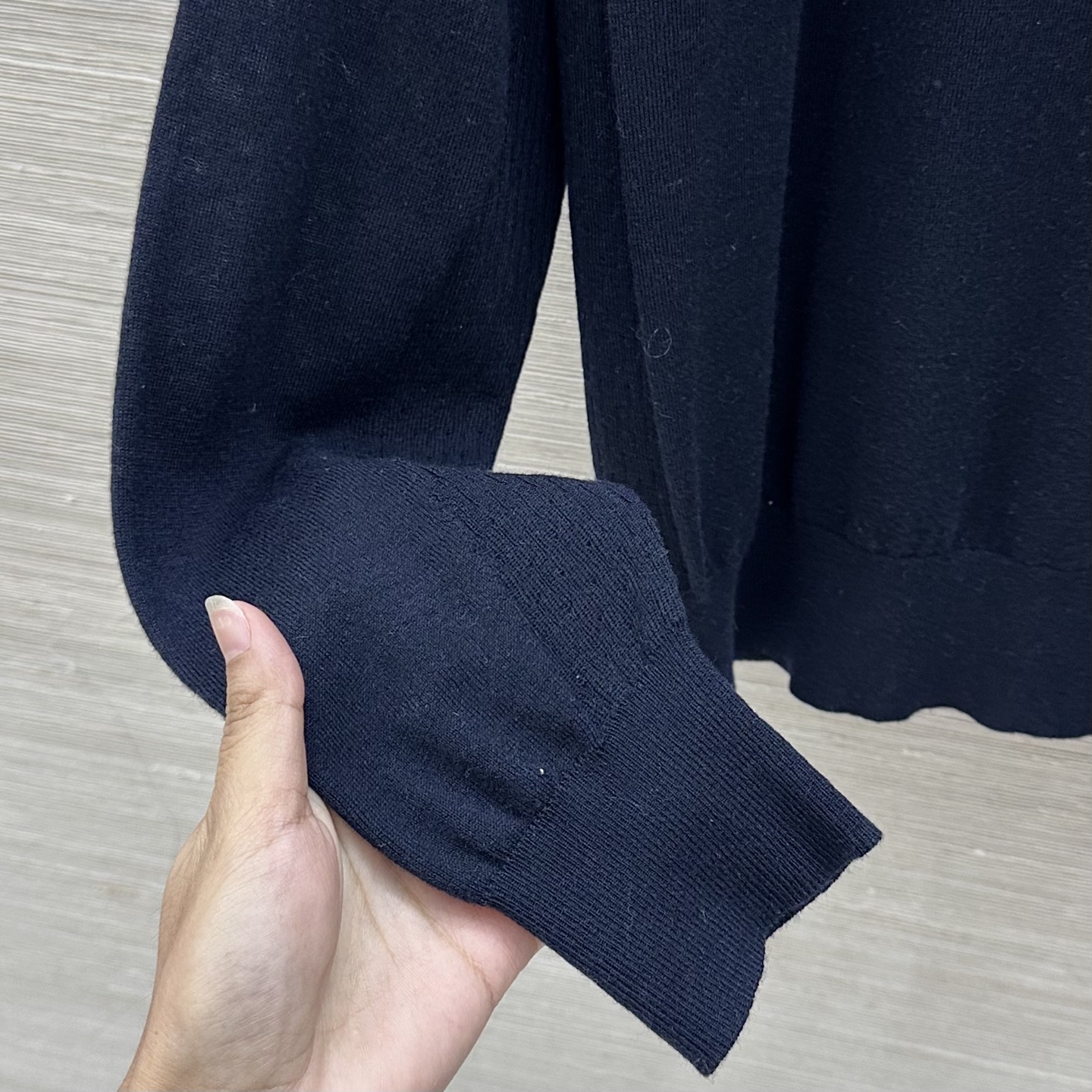 폴로 칼라 가디건 상의