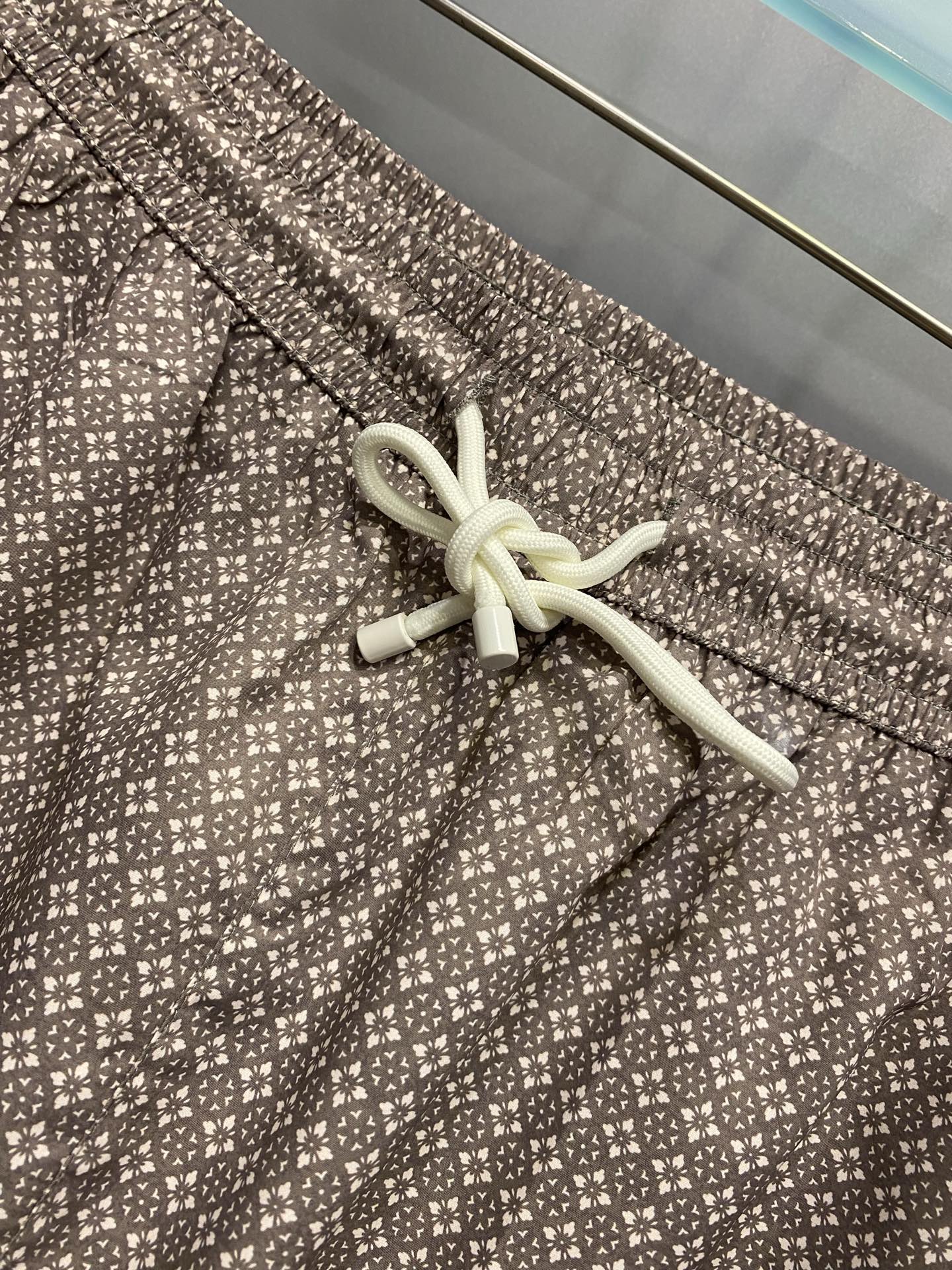 프린트 비치 팬츠
