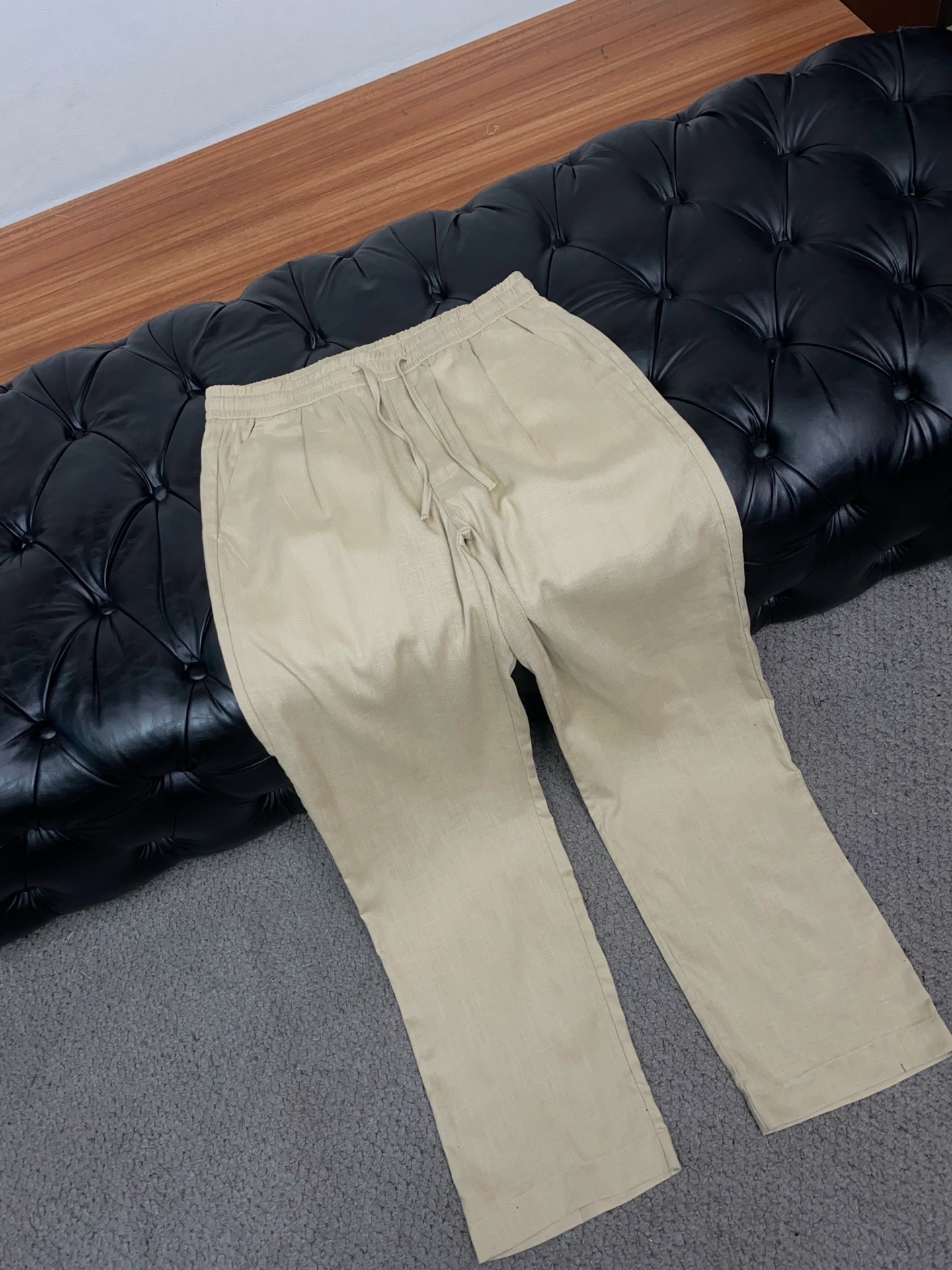 남성 캐주얼 커스텀 린넨 팬츠