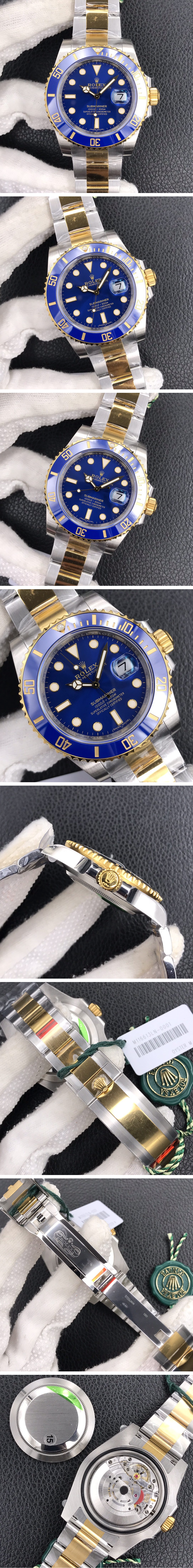 서브마리너 청콤 / VS / 41mm / 3135무브 / 무게맞춤상품