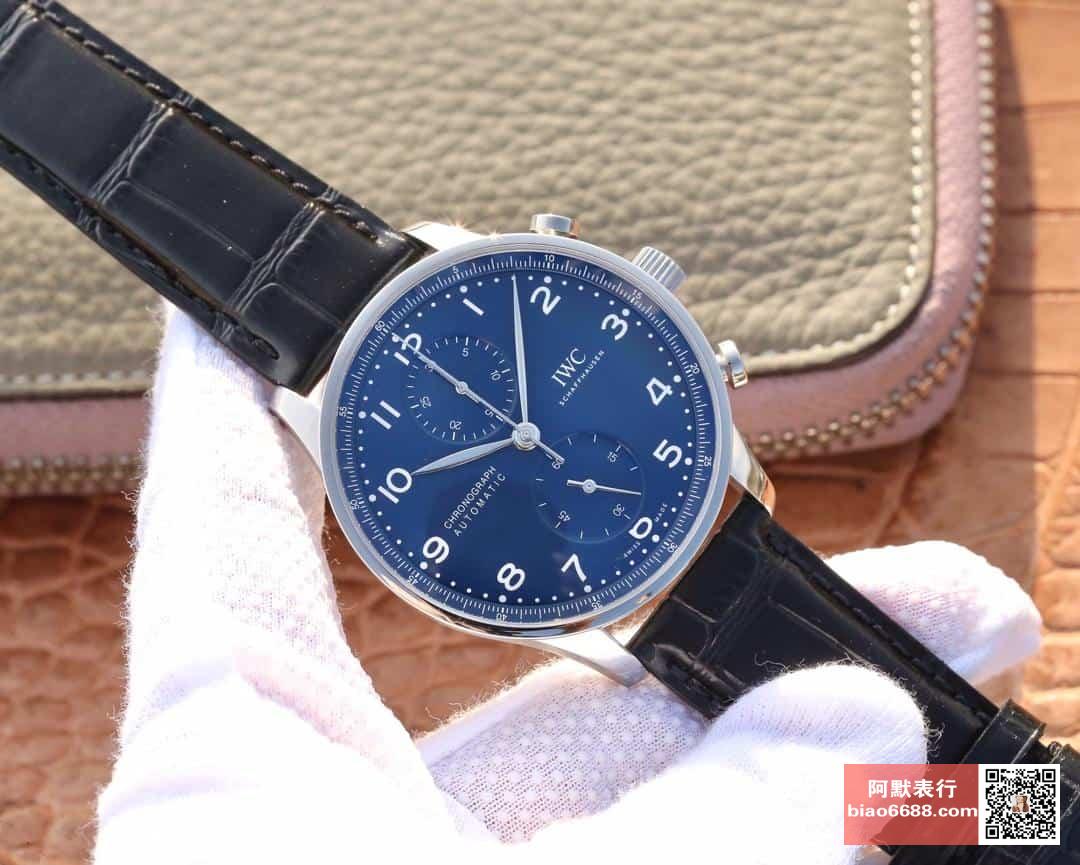 애니버서리 포르투기저 크로노그래프 150주년 기념 에디션 레더 스트랩 / ZF IW371601 / 40mm / 크기 40mm 두께 13.1mm Cal.69355 무브
