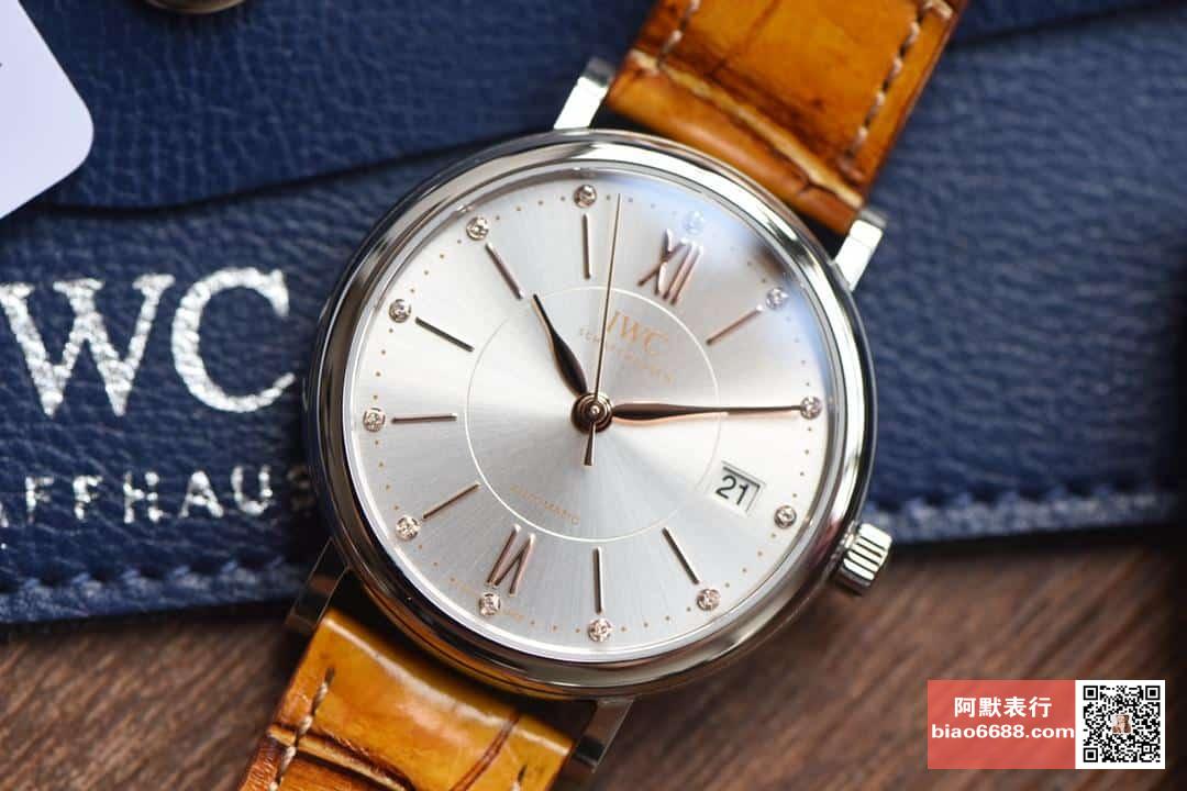포르토피노 레이디 화이트골드 악어 레더 스트랩 / M+ IW458101 / 37mm / 크기 37mm Cal.35111 무브