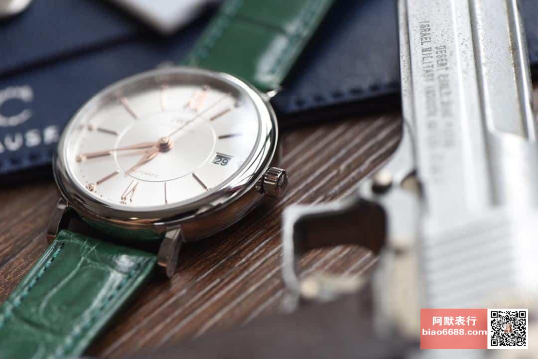 포르토피노 레이디 화이트골드 악어 레더 스트랩 / M+ IW458101 / 37mm / 크기 37mm Cal.35111 무브