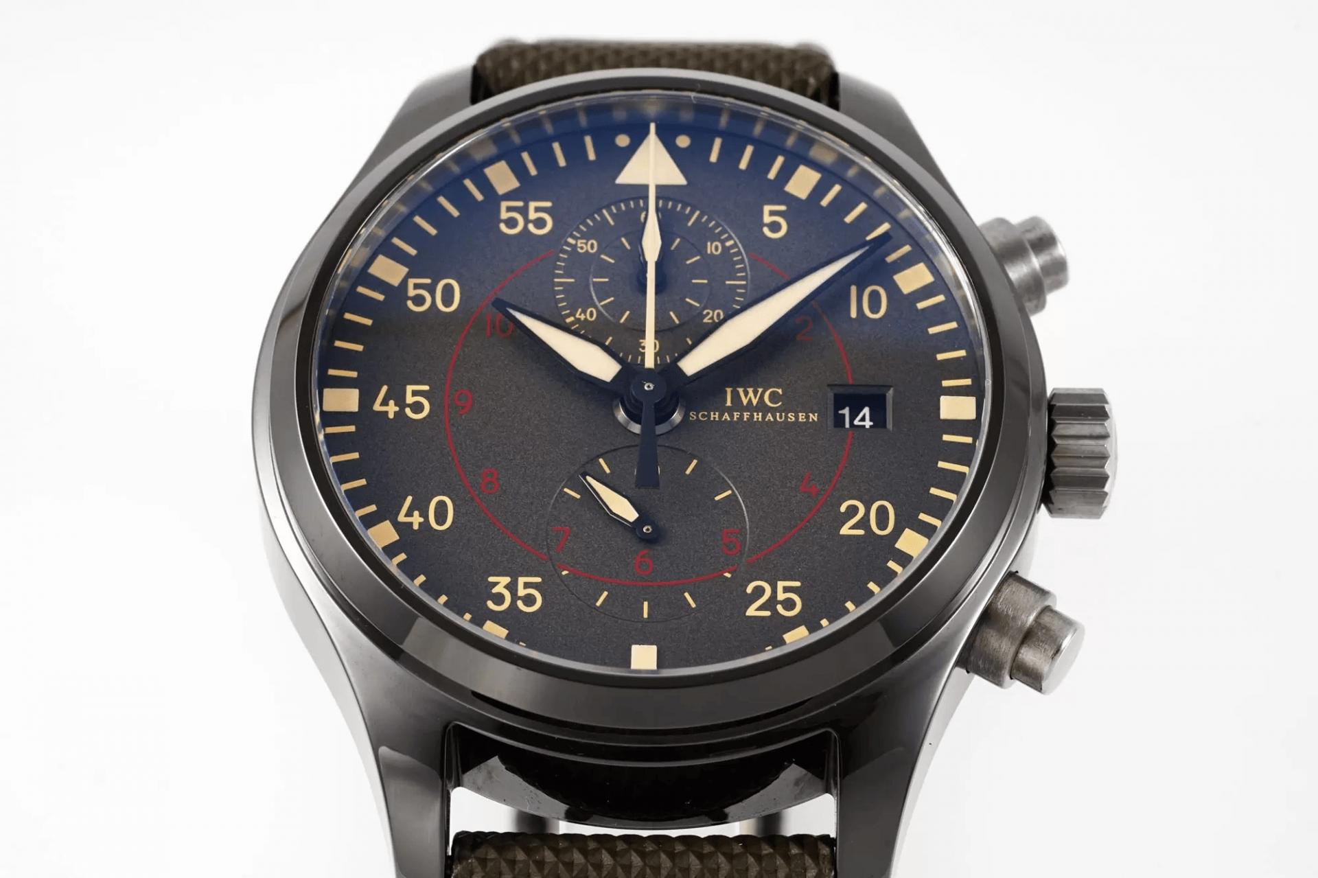 파일럿 크로노그래프 미라마르 탑건 / APS IW389002 / 44mm / Cal.89361 크로노그래프 기계식 무브먼트