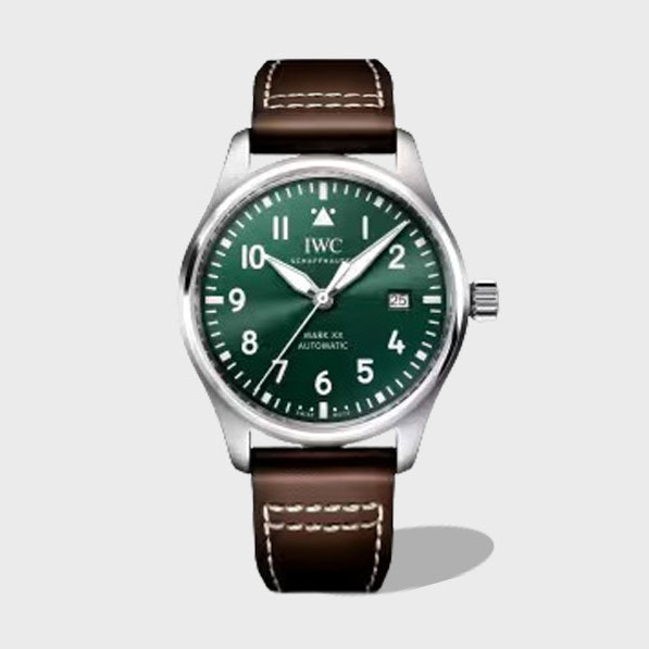 파일럿 워치 오토매틱 마크20 브라운 가죽 스트랩 / M+ IW328205 / 40mm / 크기 40mm 두께 10.8mm, Cal.9015 무브