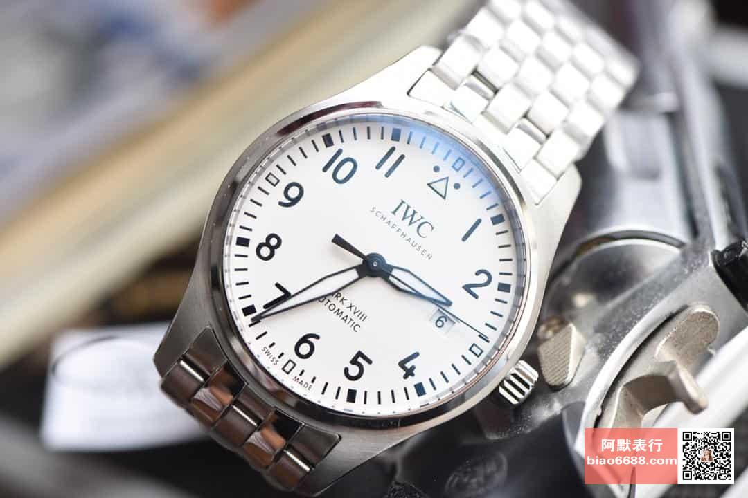 파일럿 마크 18 화이트 다이얼 SS 브레이슬릿 / V7 IW327002 / 40mm / 크기 40mm Cal.2892 무브