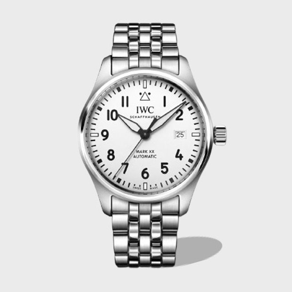 파일럿 마크 18 화이트 다이얼 SS 브레이슬릿 / V7 IW327002 / 40mm / 크기 40mm Cal.2892 무브