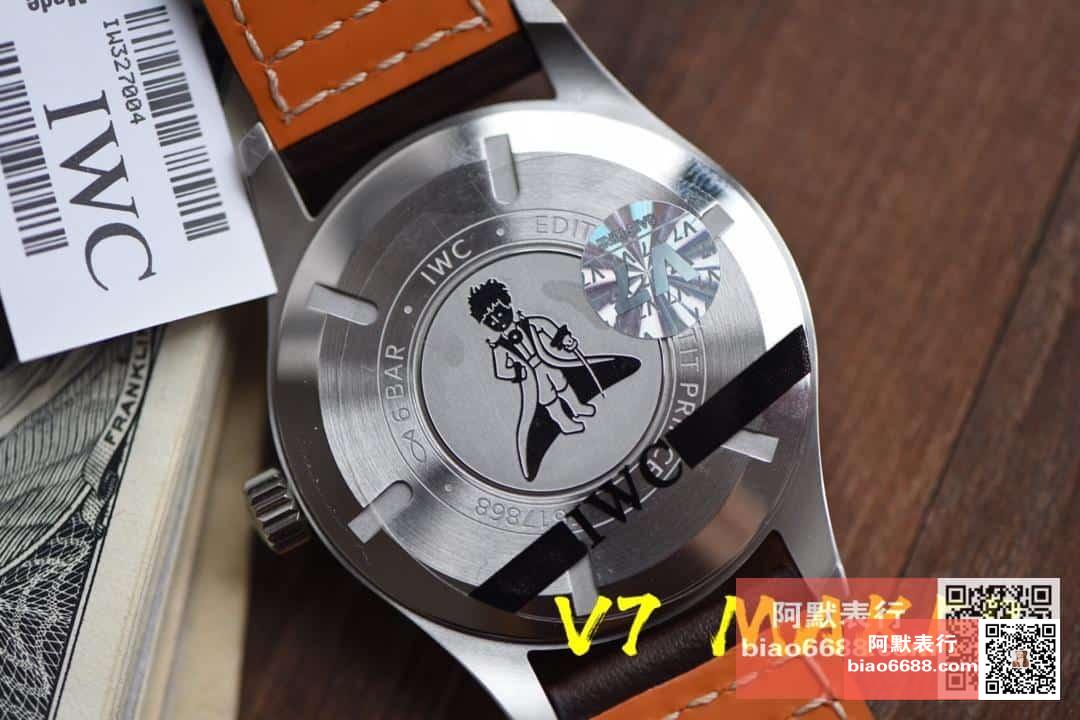 파일럿 마크 18 어린왕자 에디션 블루 다이얼 레더 스트랩 / V7 IW327004 / 40mm / 크기 40mm Cal.2892 무브