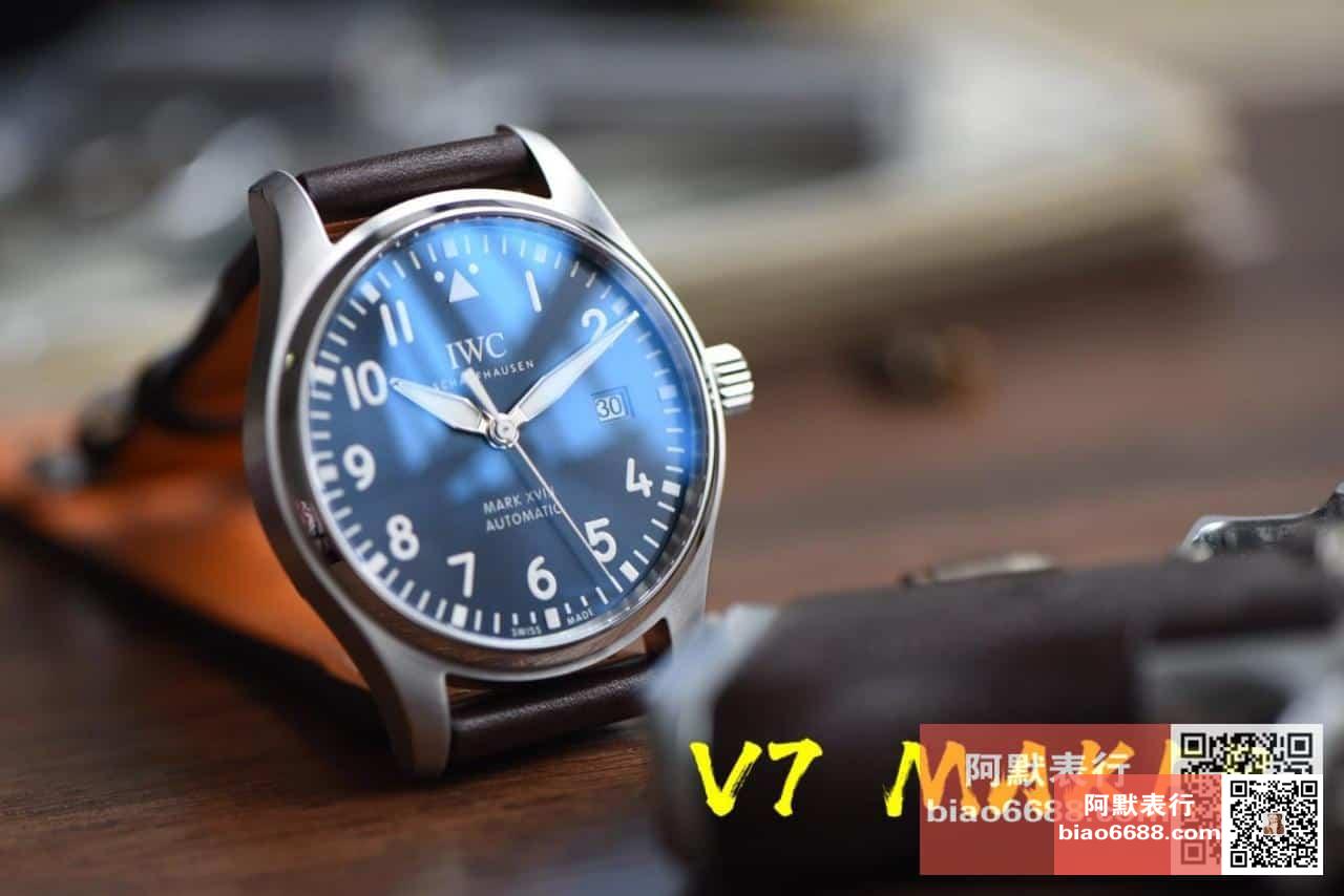 파일럿 마크 18 어린왕자 에디션 블루 다이얼 레더 스트랩 / V7 IW327004 / 40mm / 크기 40mm Cal.2892 무브