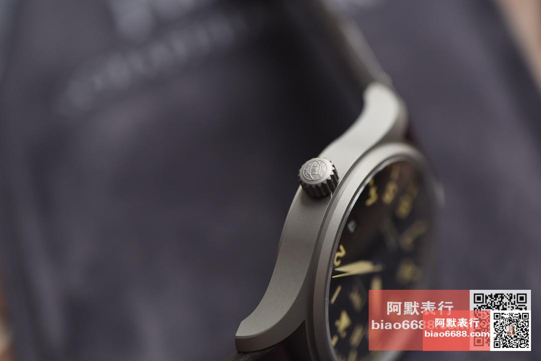 파일럿 마크 18 헤리티지 티타늄 레더 스트랩 / M+ IW327006 / 40mm / 크기 40mm 두께 10.8mm Cal.35111 무브