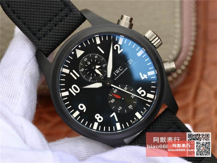 파일럿 탑건 크로노그래프 미라마 블랙 / ZF IW389001 / 44mm / 크기 44mm 두께 16.5mm Cal.89361 무브