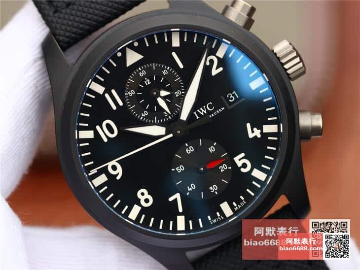 파일럿 탑건 크로노그래프 미라마 블랙 / ZF IW389001 / 44mm / 크기 44mm 두께 16.5mm Cal.89361 무브