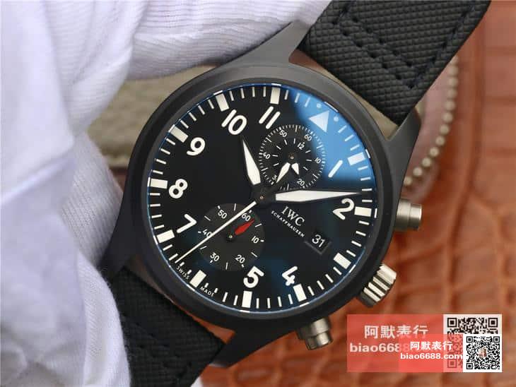 파일럿 탑건 크로노그래프 미라마 블랙 / ZF IW389001 / 44mm / 크기 44mm 두께 16.5mm Cal.89361 무브