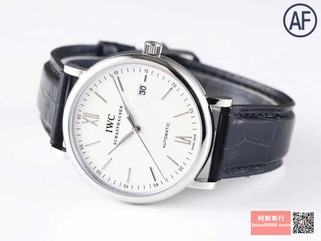 포르토피노 클래식 오토매틱 화이트 다이얼 레더 스트랩 / AF IW356501 / 40mm / 크기 40mm 두께 9.5mm Cal.2892 무브