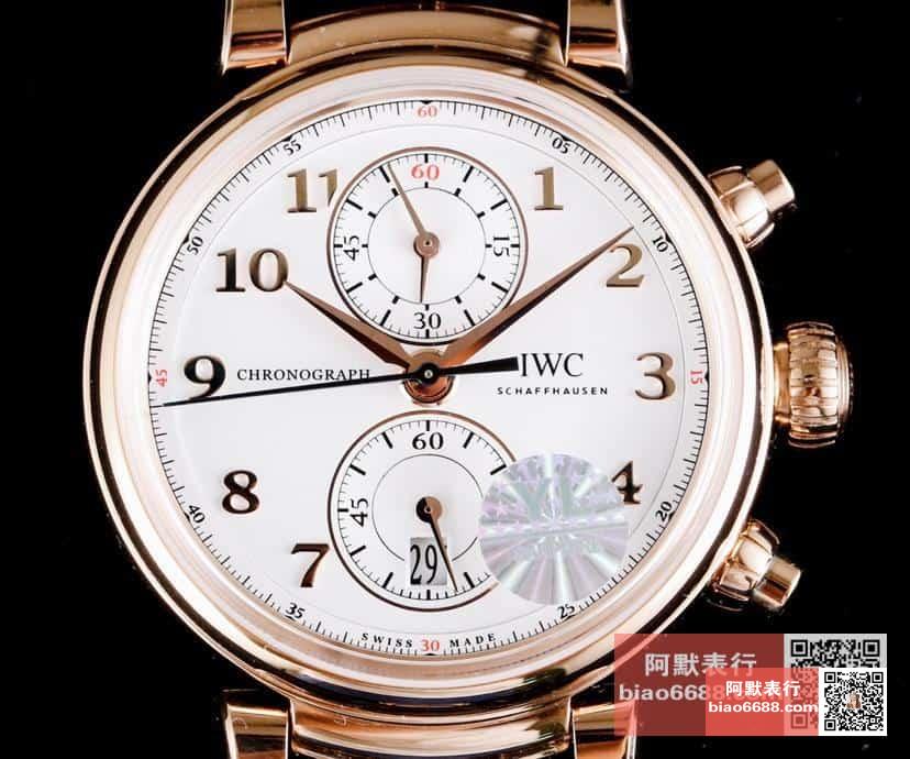 라우레우스 스포츠 재단 한정판 스폐셜 에디션 로즈골드 레더 스트랩 / YL IW3934 / 40mm / 크기 42mm 두께 14.5mm , cal 7750 무브먼트