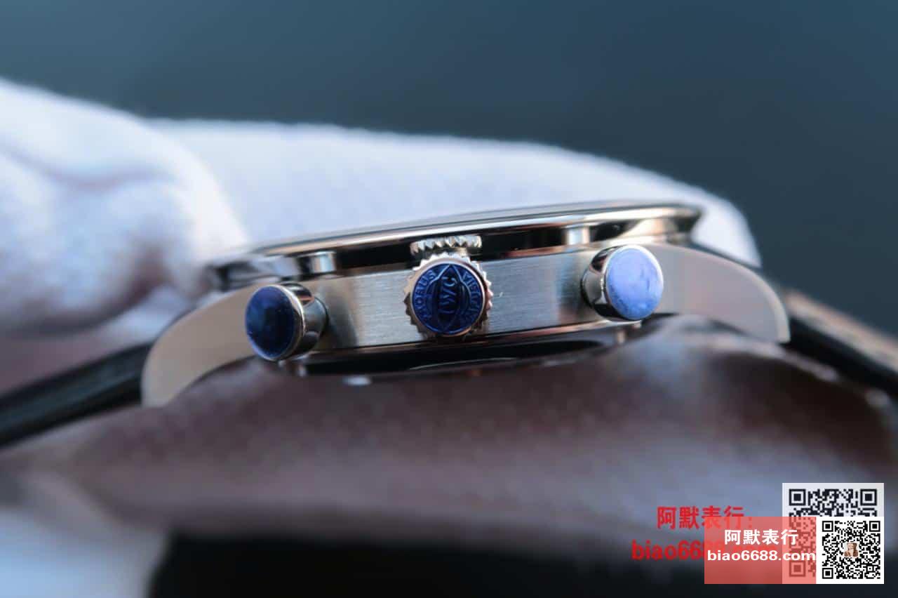 포르투기저 크로노그래프 칼리버 블랙/화이트 다이얼 레더 스트랩 / ZF IWC371411 / 40.9mm / 크기 40.9mm 두께 13.5mm Cal.7750 무브먼트