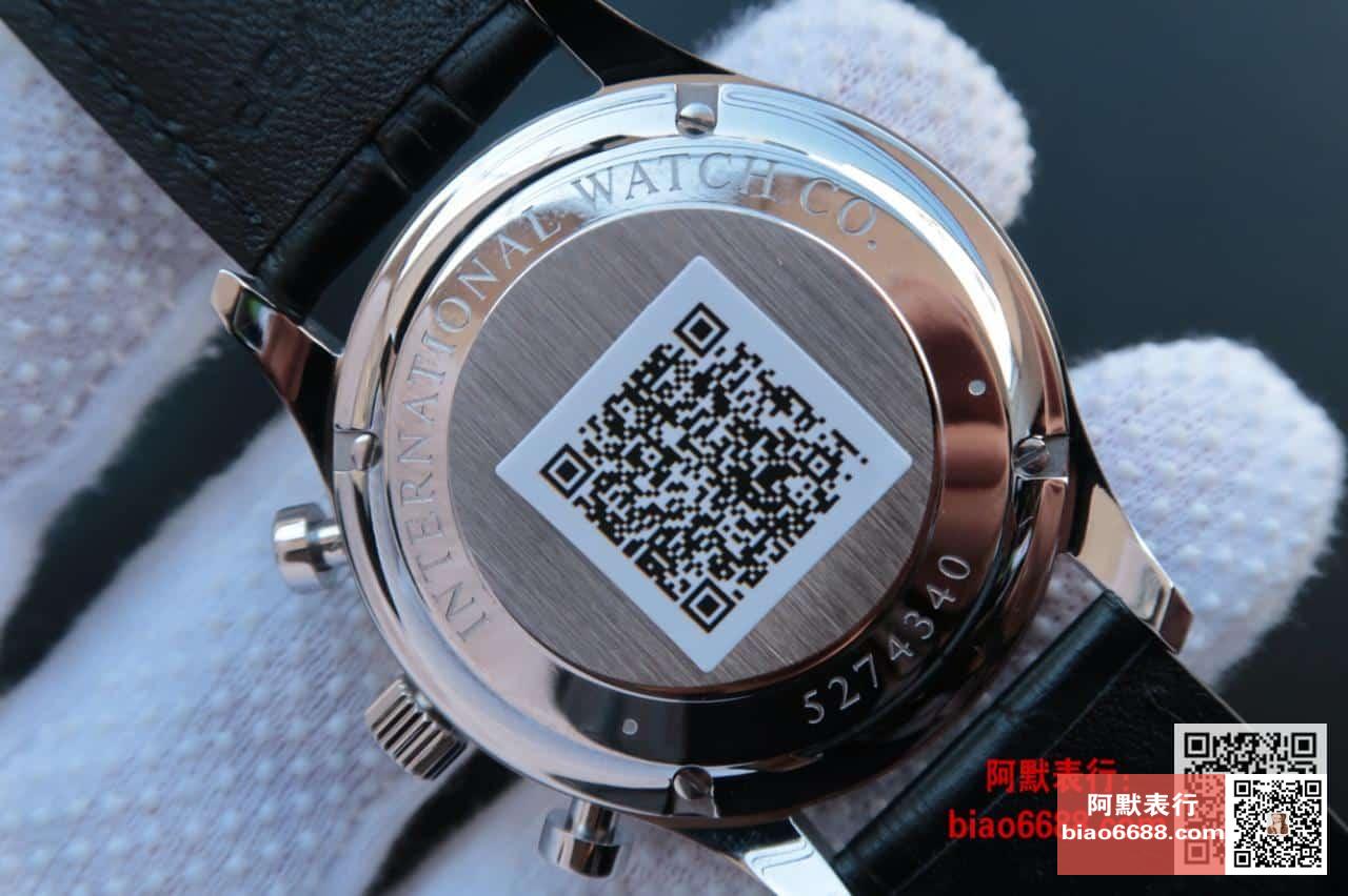 포르투기저 크로노그래프 칼리버 블랙/화이트 다이얼 레더 스트랩 / ZF IWC371411 / 40.9mm / 크기 40.9mm 두께 13.5mm Cal.7750 무브먼트