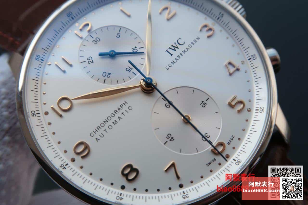 포르투기저 크로노그래프 골드핸즈 레더 스트랩 / ZF IWC371445 / 40.9mm / 크기 40.9mm 두께 13.5mm Cal.7750 무브먼트