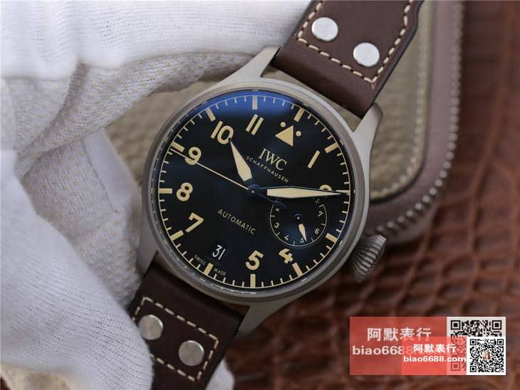 빅 파일럿 헤리티지 티타늄 레더 스트랩 / ZF IW501004 / 46mm / 크기 46mm Cal.51111 무브먼트