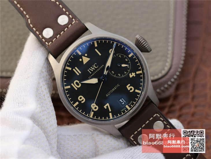 빅 파일럿 헤리티지 티타늄 레더 스트랩 / ZF IW501004 / 46mm / 크기 46mm Cal.51111 무브먼트