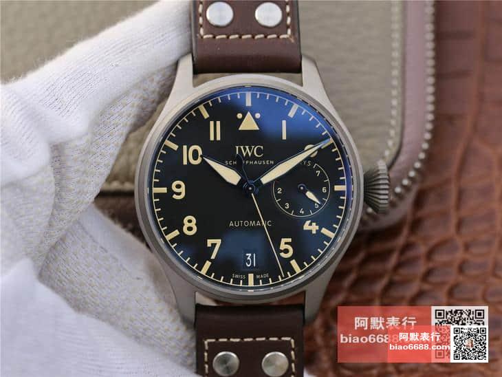 빅 파일럿 헤리티지 티타늄 레더 스트랩 / ZF IW501004 / 46mm / 크기 46mm Cal.51111 무브먼트