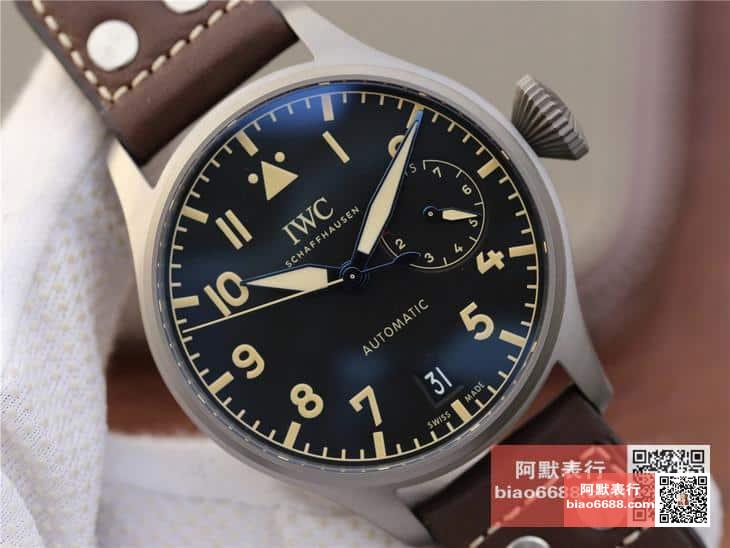 빅 파일럿 헤리티지 티타늄 레더 스트랩 / ZF IW501004 / 46mm / 크기 46mm Cal.51111 무브먼트
