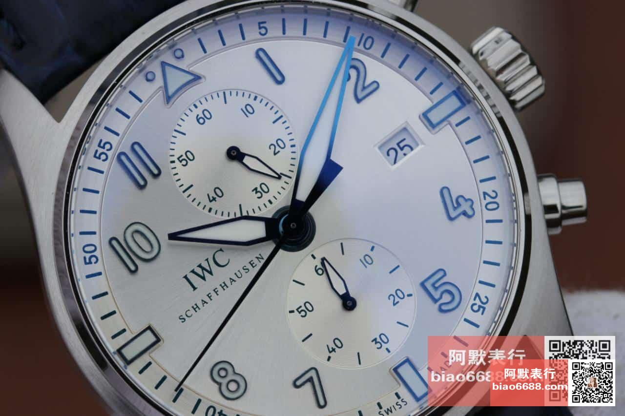파일럿 스핏파이어 크로노그래프 뉴페이스 레더 스트랩 / ZF IW501004 / 43mm / 크기 43mm 두께 15mm Cal.7750 무브먼트