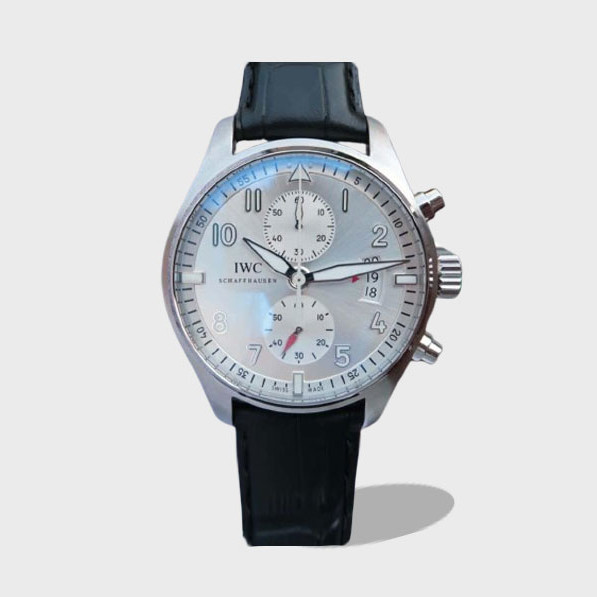포르토피노 크로노그래프 화이트 다이얼 레더 스트랩 / ZF IW387802 / 43mm / 크기 43mm Cal.7750 무브먼트