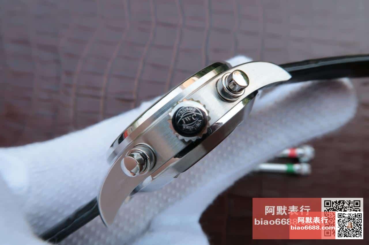 포르토피노 크로노그래프 화이트 다이얼 레더 스트랩 / ZF IW387802 / 43mm / 크기 43mm Cal.7750 무브먼트