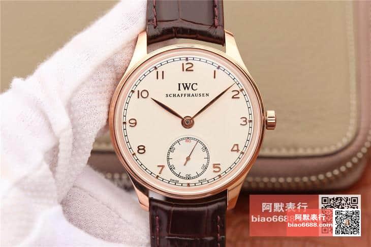 포르투기저 존스 소드 로즈골드 화이트 다이얼 레더 스트랩 / ZF IW545408 / 44mm / 크기 44mm 두께 10mm Cal.98295 무브먼트
