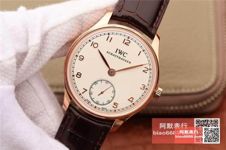 포르투기저 존스 소드 로즈골드 화이트 다이얼 레더 스트랩 / ZF IW545408 / 44mm / 크기 44mm 두께 10mm Cal.98295 무브먼트