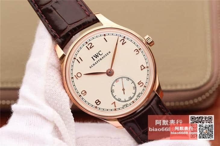 포르투기저 존스 소드 로즈골드 화이트 다이얼 레더 스트랩 / ZF IW545408 / 44mm / 크기 44mm 두께 10mm Cal.98295 무브먼트