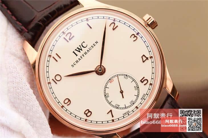 포르투기저 존스 소드 로즈골드 화이트 다이얼 레더 스트랩 / ZF IW545408 / 44mm / 크기 44mm 두께 10mm Cal.98295 무브먼트