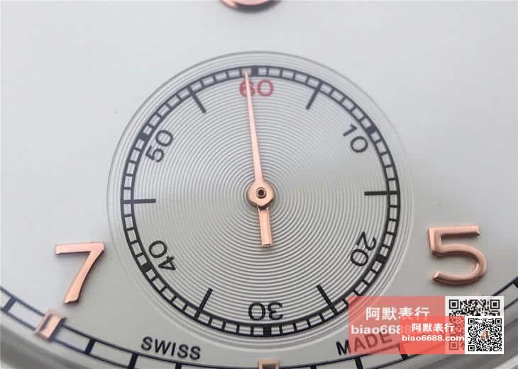 포르투기저 존스 소드 로즈골드 화이트 다이얼 레더 스트랩 / ZF IW545408 / 44mm / 크기 44mm 두께 10mm Cal.98295 무브먼트