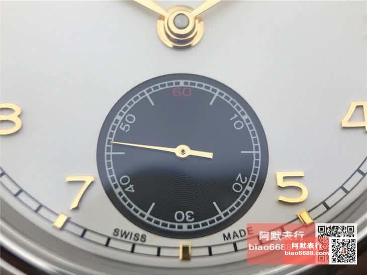 포르투기저 존스 소드 스틸 화이트 다이얼 레더 스트랩 / ZF IW545408 / 44mm / 크기 44mm 두께 10mm Cal.98295 무브먼트