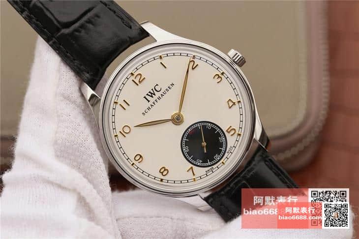 포르투기저 존스 소드 스틸 화이트 다이얼 레더 스트랩 / ZF IW545408 / 44mm / 크기 44mm 두께 10mm Cal.98295 무브먼트