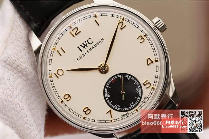 포르투기저 존스 소드 스틸 화이트 다이얼 레더 스트랩 / ZF IW545408 / 44mm / 크기 44mm 두께 10mm Cal.98295 무브먼트