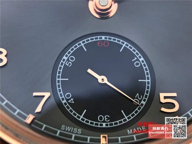 포르투기저 존스 소드 로즈골드 블랙 다이얼 레더 스트랩 / ZF IW545408 / 44mm / 크기 44mm 두께 10mm Cal.98295 무브먼트