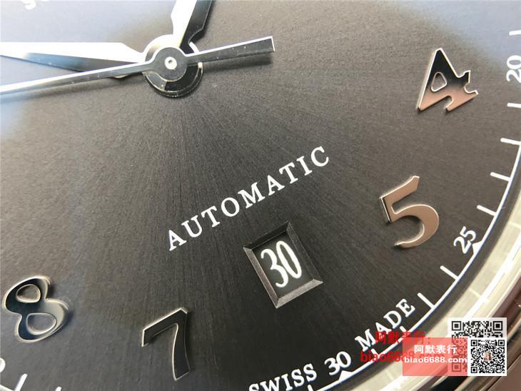 다빈치 오토매틱 스틸 그레이 다이얼 레더 스트랩 / MKS IW356602 / 40mm / 크기 40mm 두께 10mm Cal.2892 무브