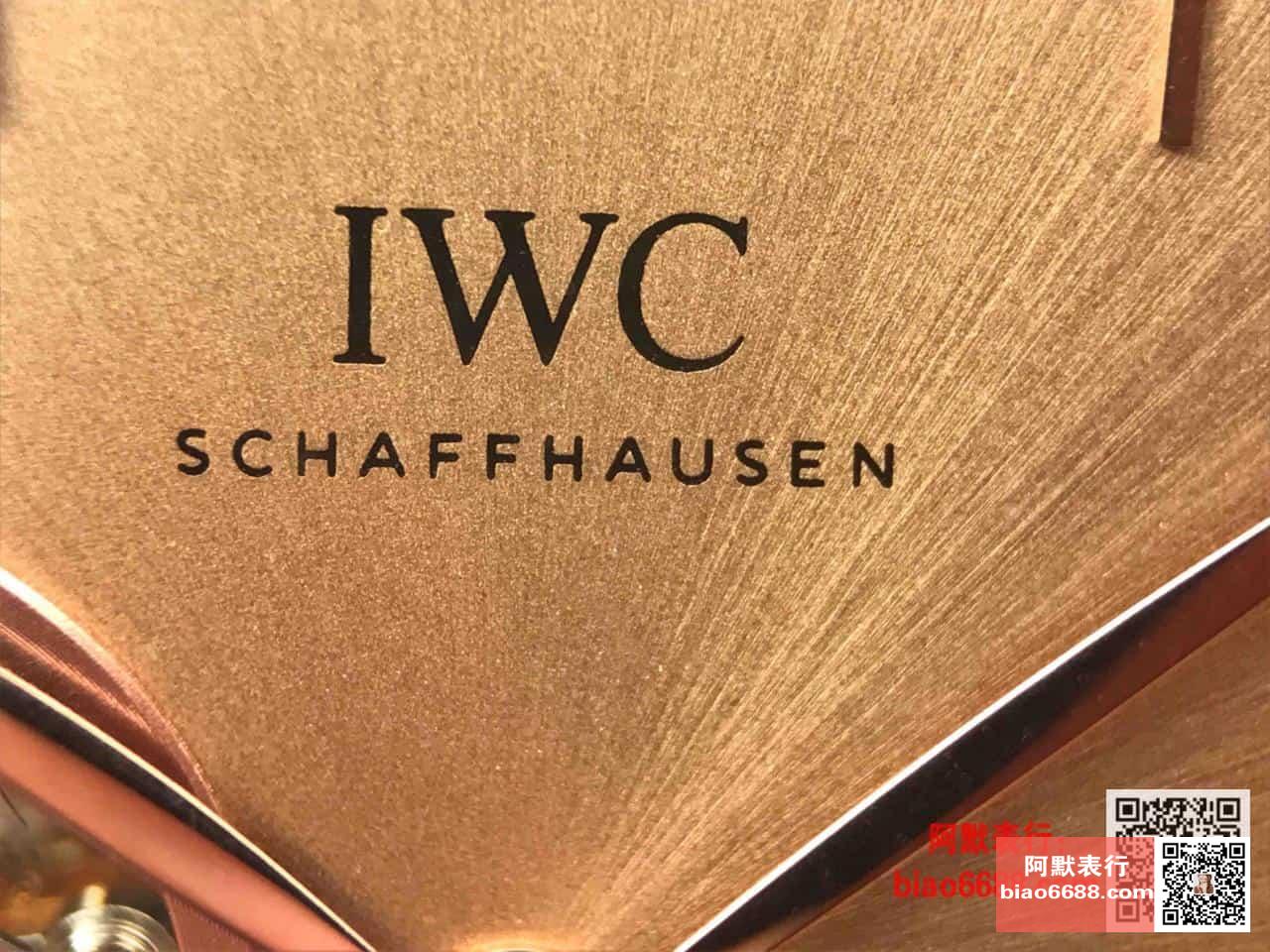 포르투기저 투르비옹 오토매틱 스틸 로즈골드 레더 스트랩 / AZ IW546302 / 42mm / 크기 42mm Cal.5255 무브먼트