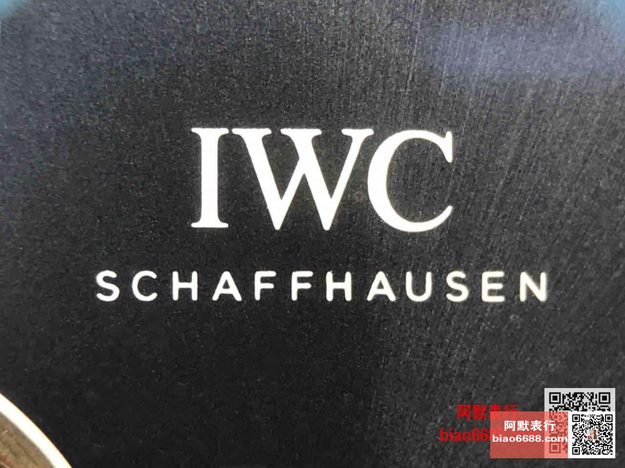 포르투기저 투르비옹 오토매틱 스틸 블랙 다이얼 레더 스트랩 / AZ IW546302 / 42mm / 크기 42mm Cal.5255 무브먼트