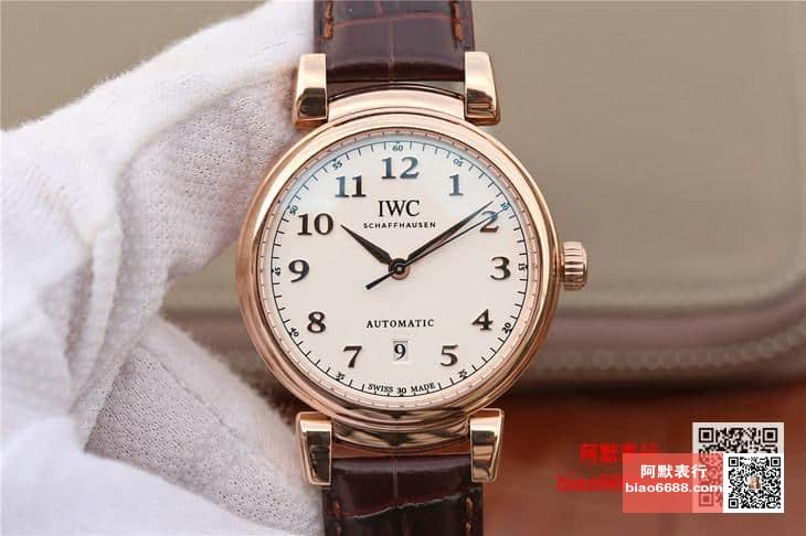 다빈치 로즈골드 화이트 다이얼 레더 스트랩 / TW IW458309 / 40mm / 크기 40mm 두께 10mm Cal.35111 무브
